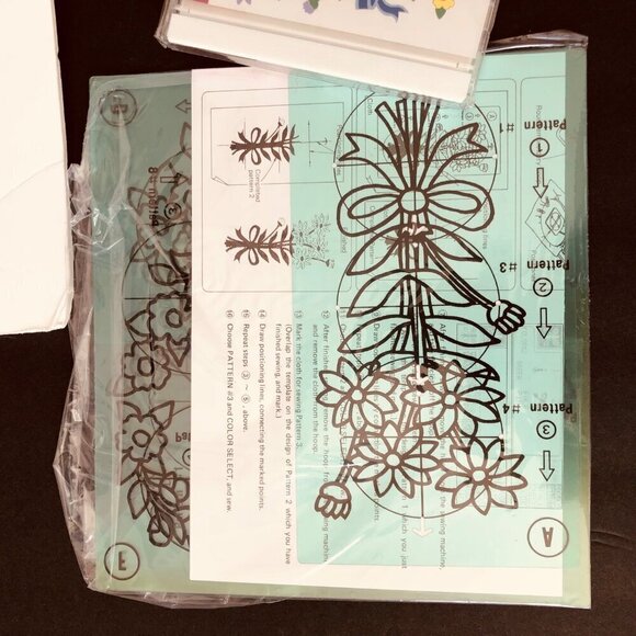 Janome Flower Series Big Floral Series #11 CD Templates New Machine Embroidery - Picture 3 of 5